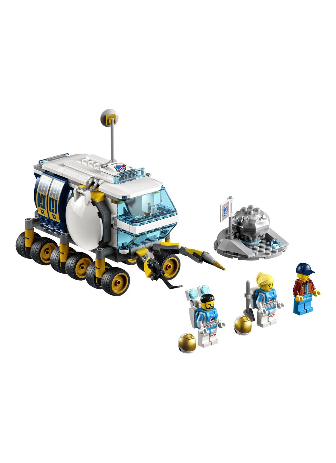 LEGO City maanwagen Ruimteset - 60348 - voorkant 7 multicolor