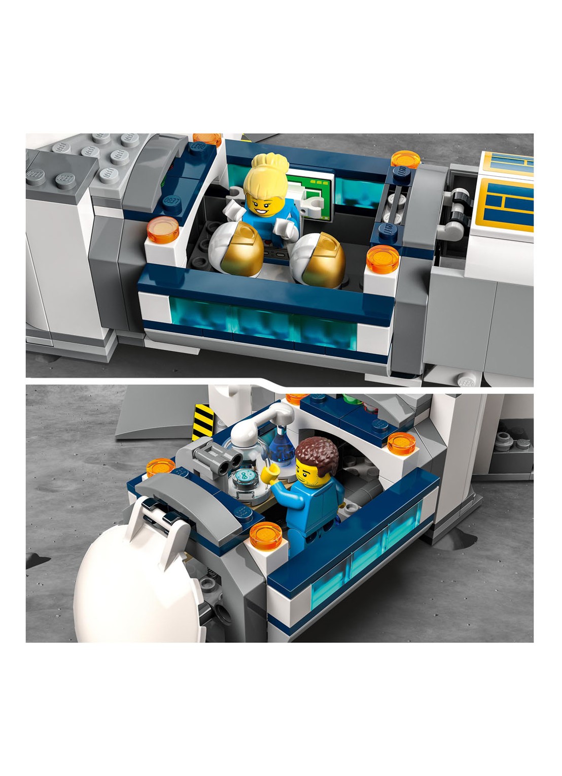 LEGO City Onderzoeksstation op de maan in de ruimte set - 60350 - detail 4 multicolor