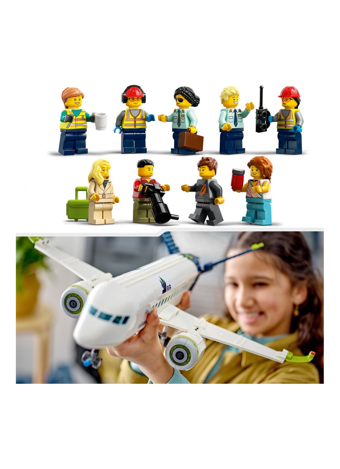 LEGO City Passagiersvliegtuig bouwset - 60367 - detail 5 multicolor