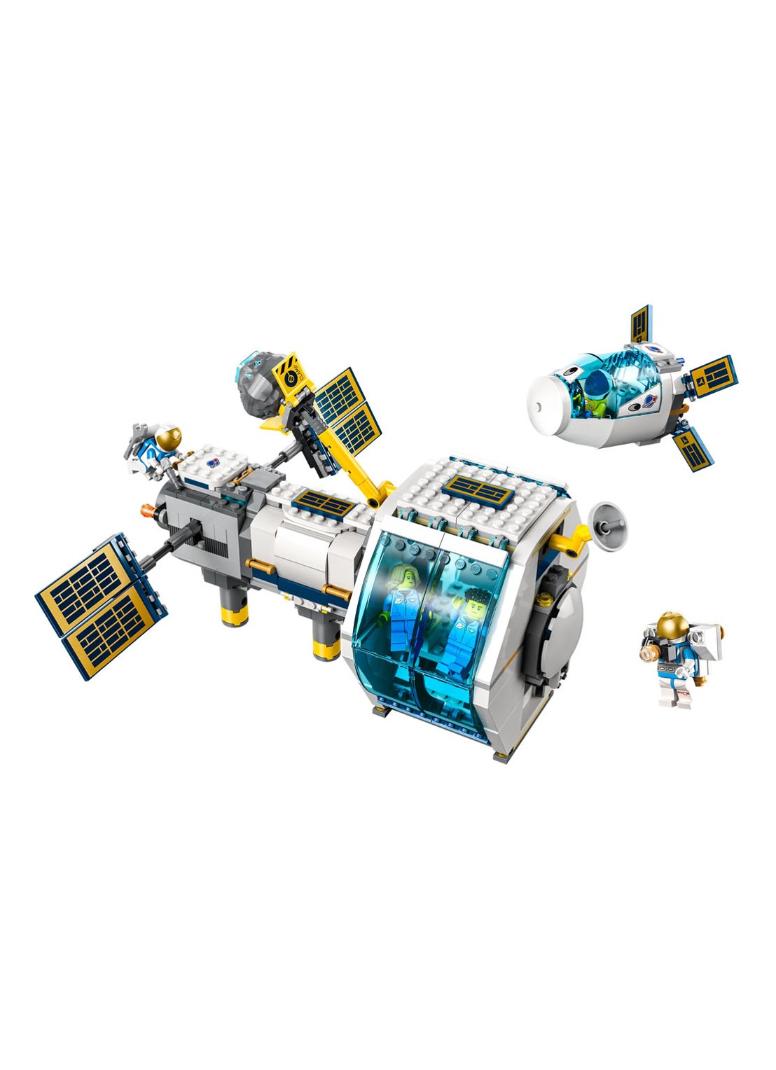 LEGO City Ruimtestation op de maan bouwbare modelbouwset - 60349 - voorkant 7 multicolor