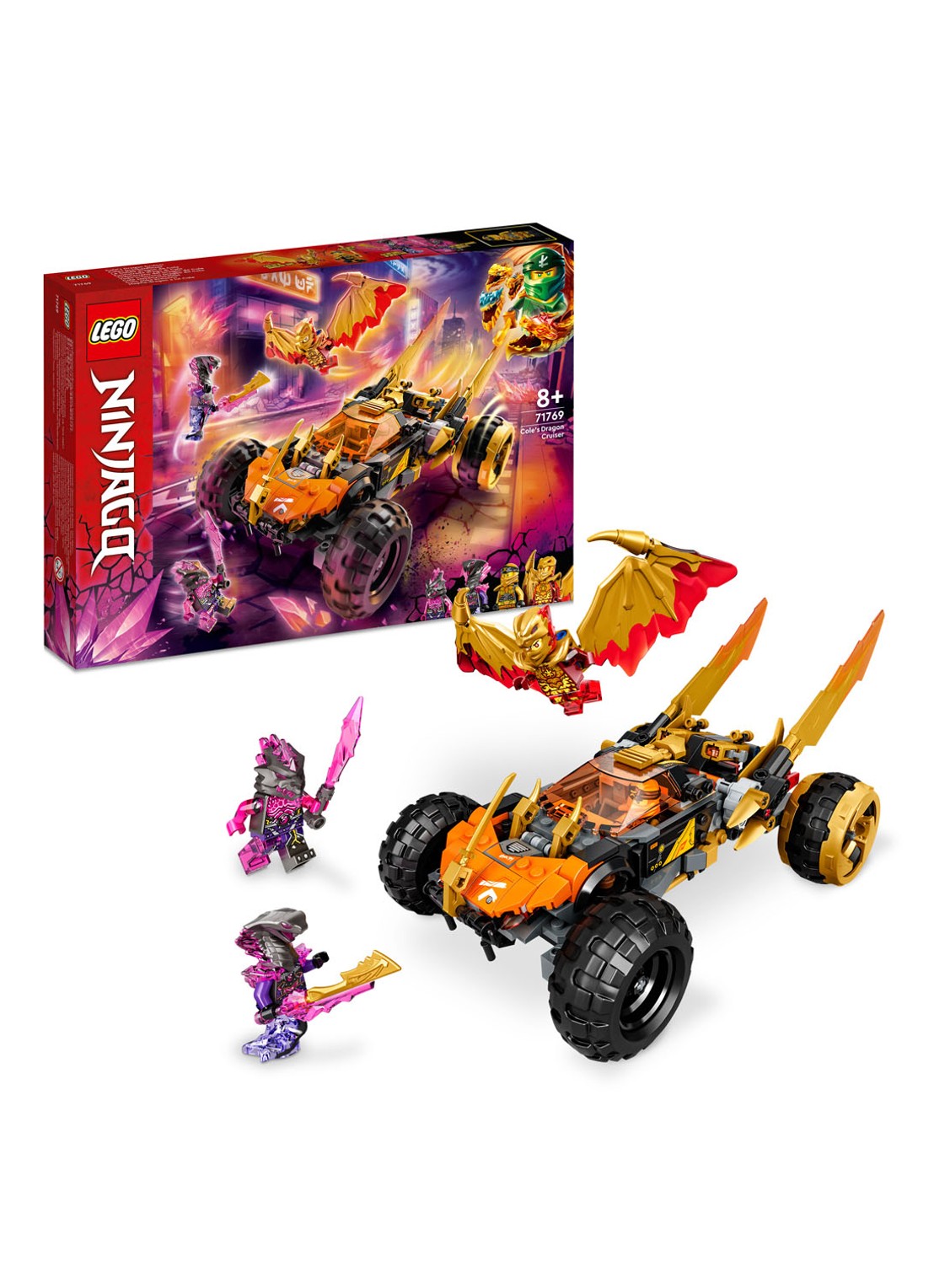 LEGO Cole's drakenwagen - 71769 - detail multicolor