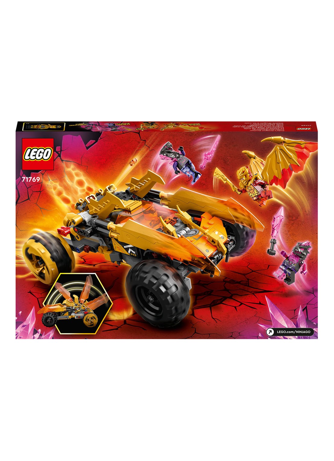 LEGO Cole's drakenwagen - 71769 - detail 5 multicolor