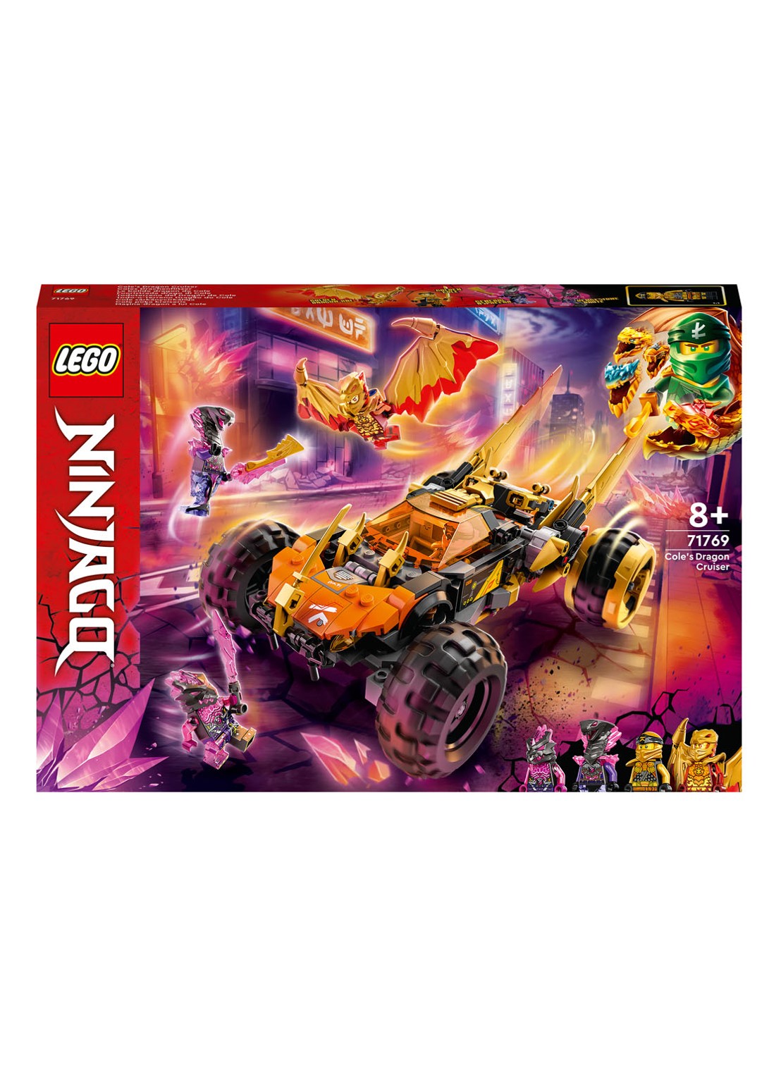 LEGO Cole's drakenwagen - 71769 - voorkant 6 multicolor