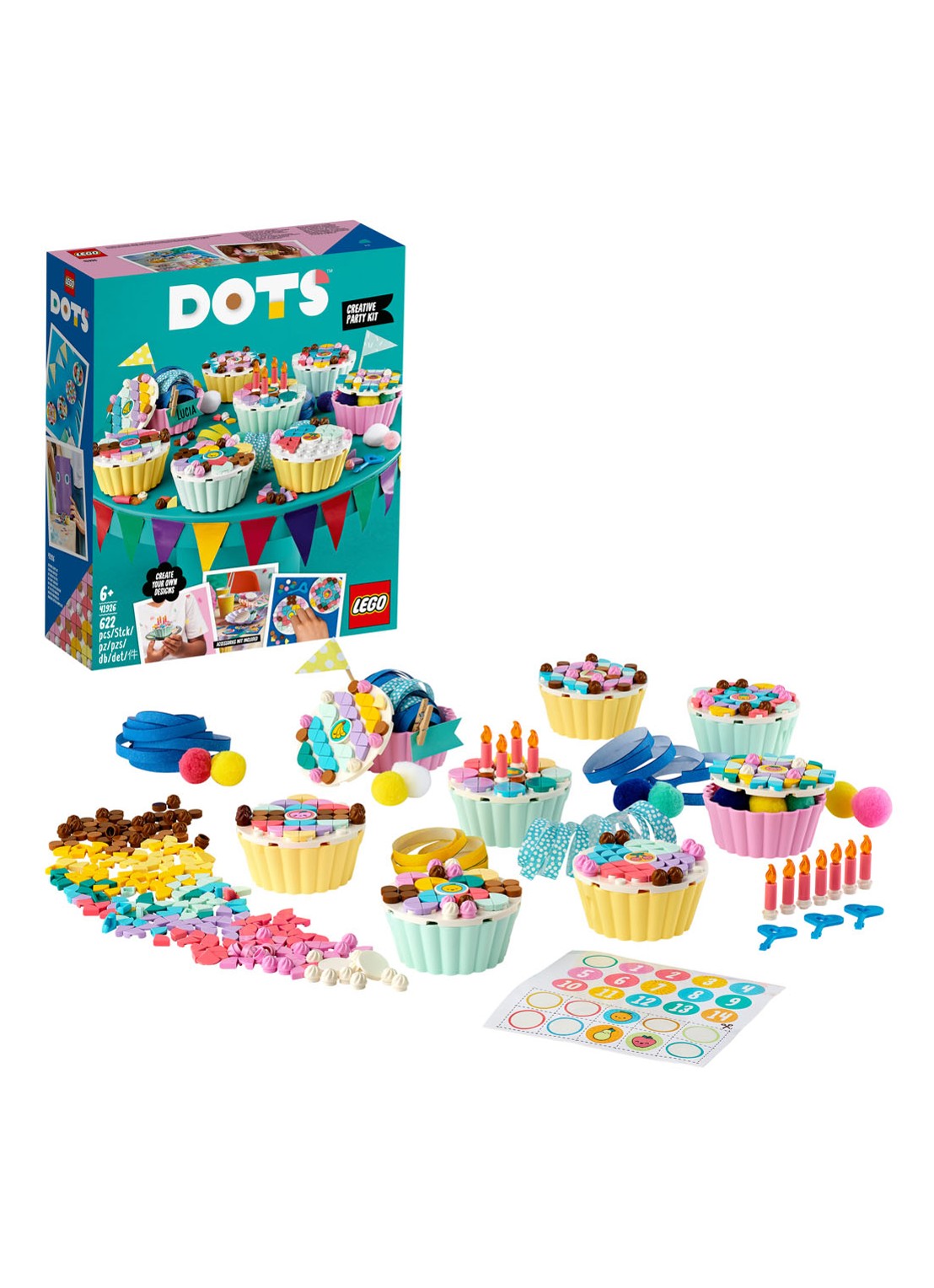 LEGO Creatieve feestkit - 41926 - detail 3 geel