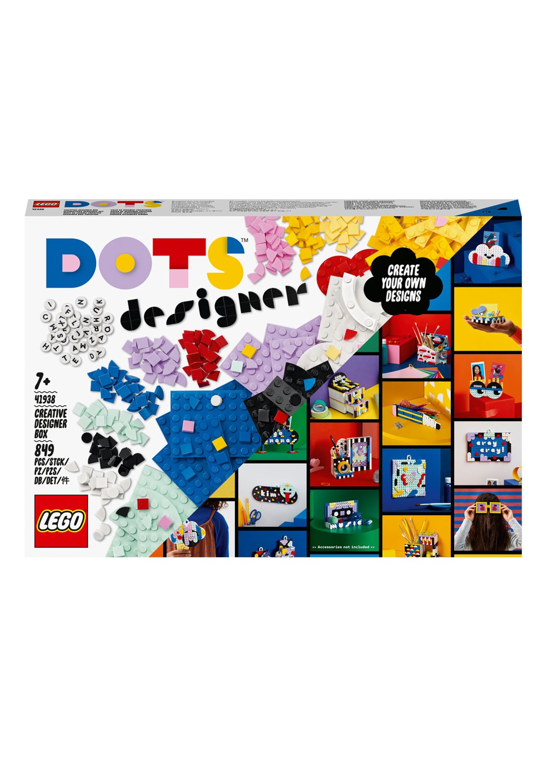 LEGO Creatieve ontwerpdoos knutselset - 41938 - voorkant lila