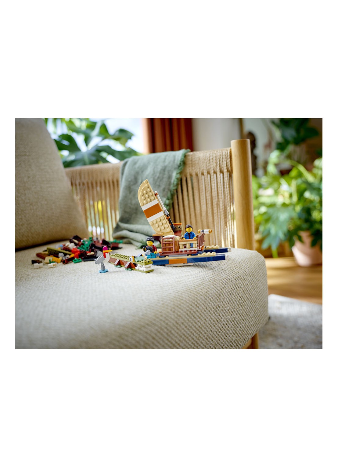 LEGO Creator Safari wilde dieren boomhuis - 31116 - detail 5 okergeel