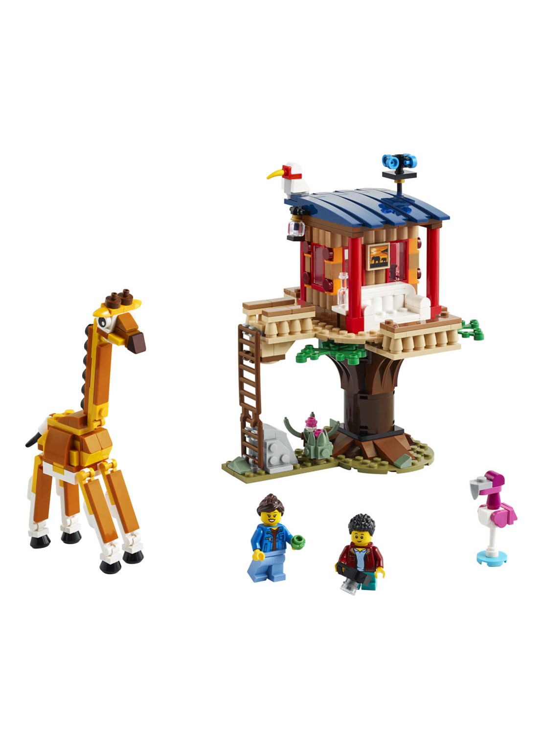 LEGO Creator Safari wilde dieren boomhuis - 31116 - voorkant 7 okergeel