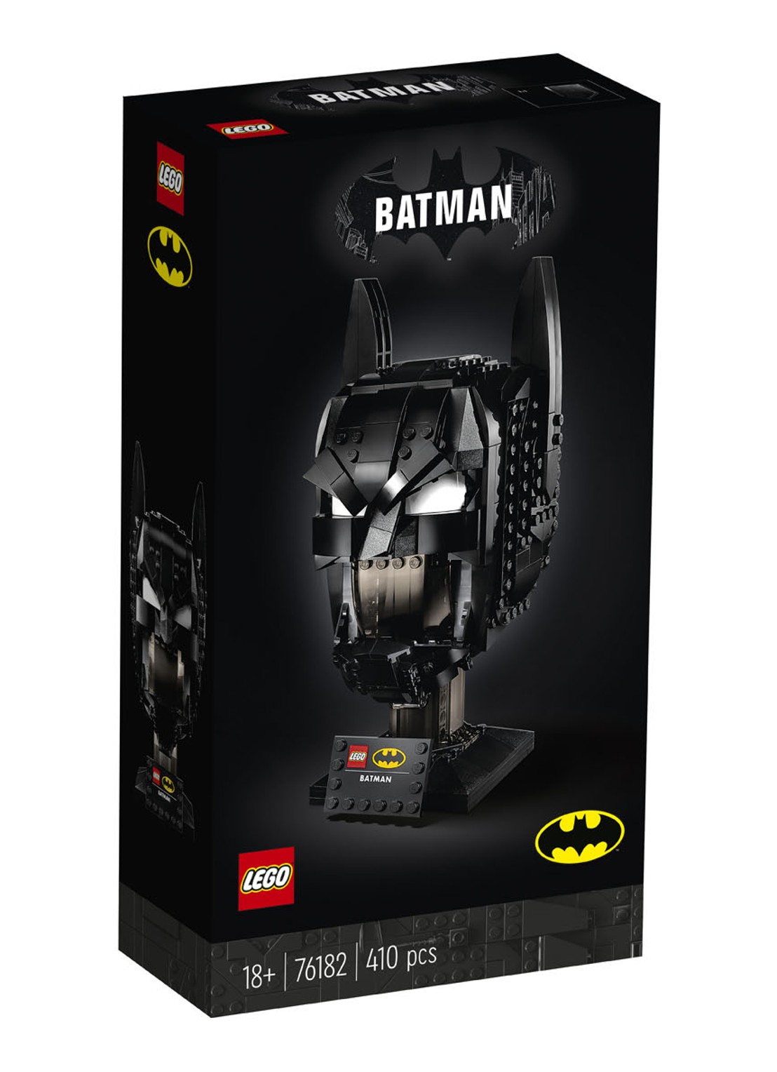 LEGO DC Comics Super Heroes Batman masker - 76182 - voorkant zwart