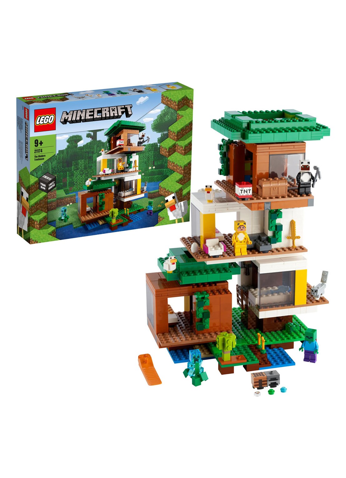 LEGO De moderne boomhut speelgoed - 21174 - detail multicolor