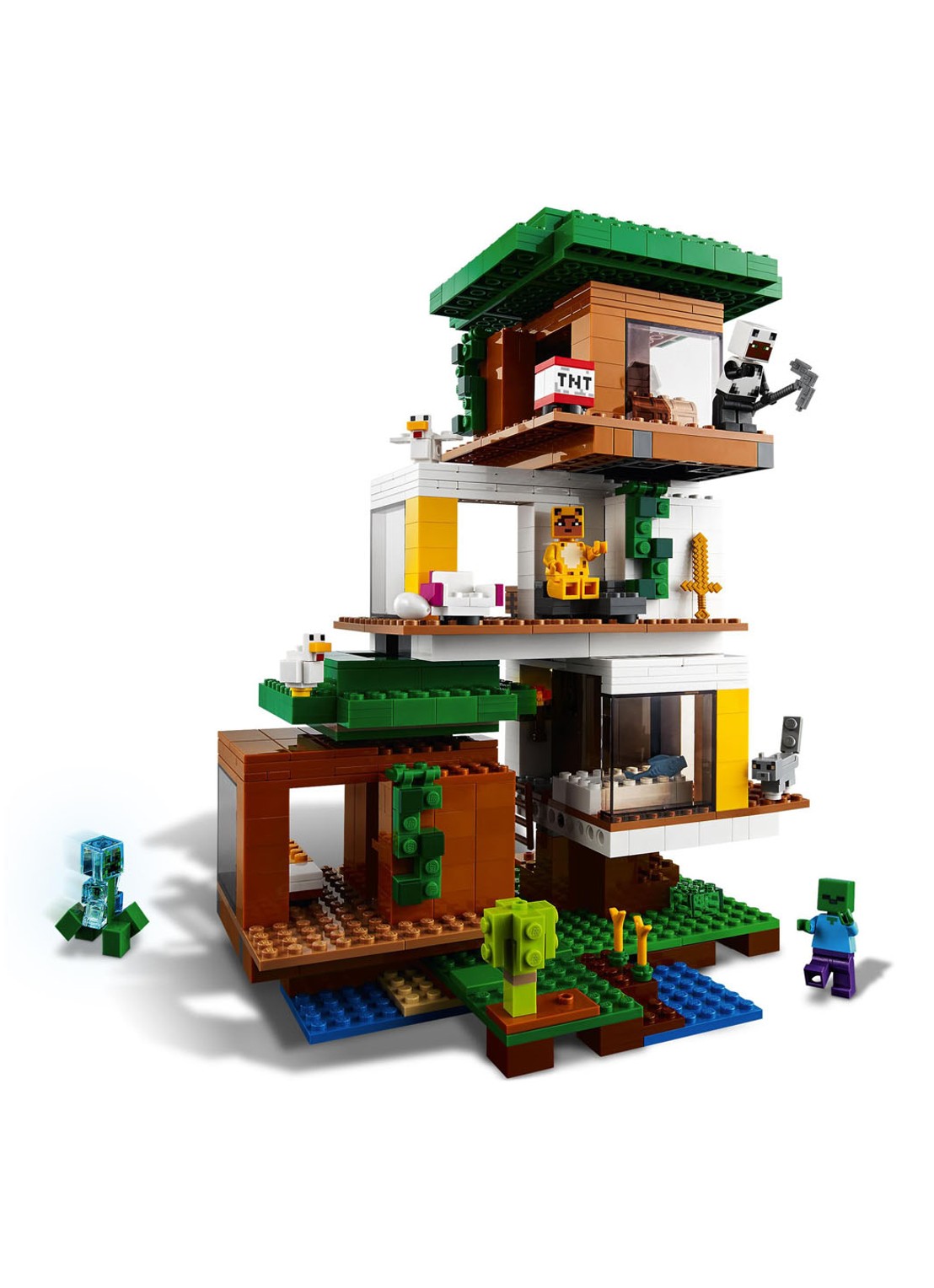 LEGO De moderne boomhut speelgoed - 21174 - detail 2 multicolor