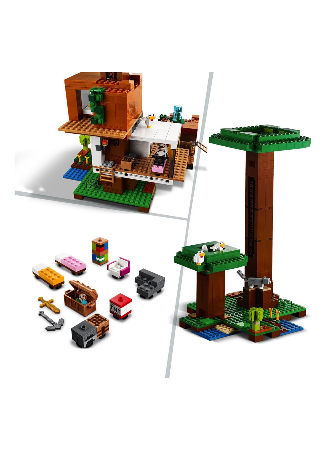 LEGO De moderne boomhut speelgoed - 21174 - detail 3 multicolor