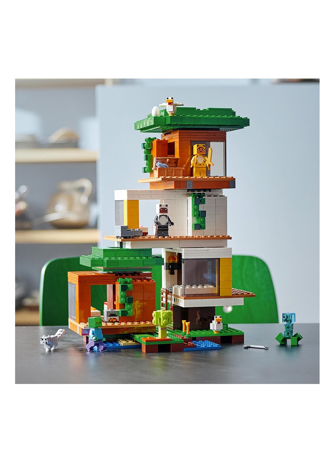 LEGO De moderne boomhut speelgoed - 21174 - detail 4 multicolor