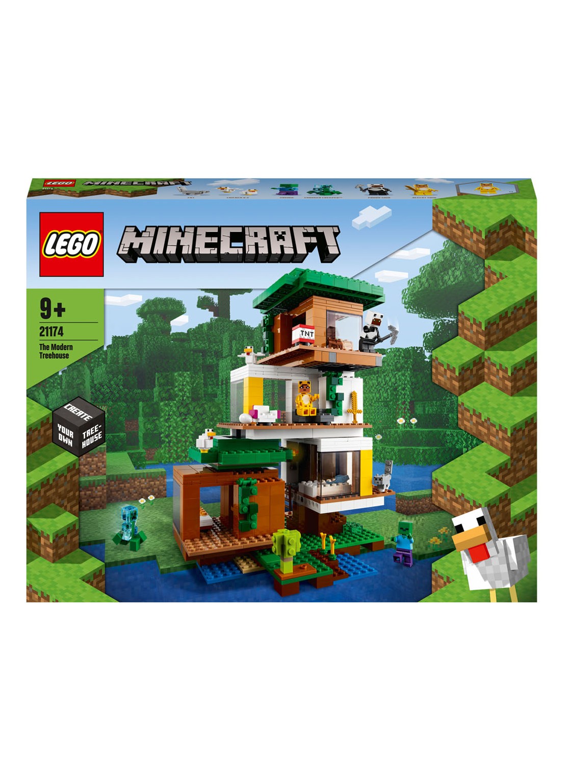 LEGO De moderne boomhut speelgoed - 21174 - voorkant 6 multicolor