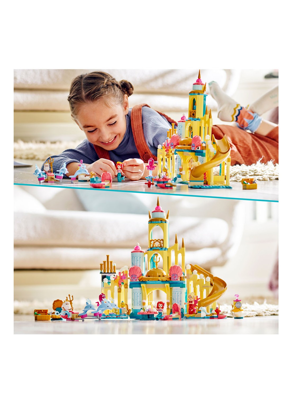 LEGO Disney Ariëls onderwaterpaleis set - 43207 - detail 6 multicolor