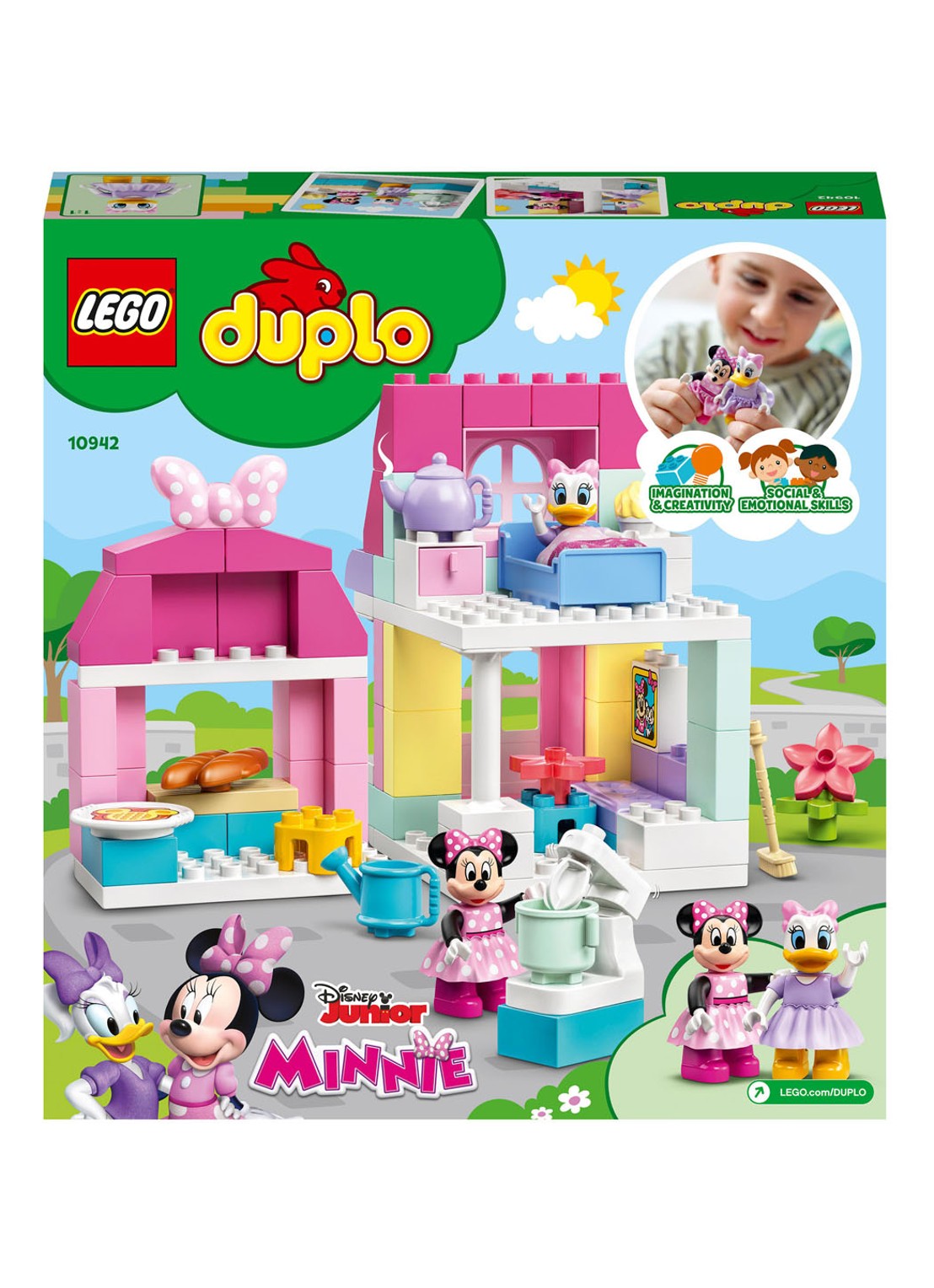 LEGO Disney Minnie's huis en café - 10942 - detail 7 roze
