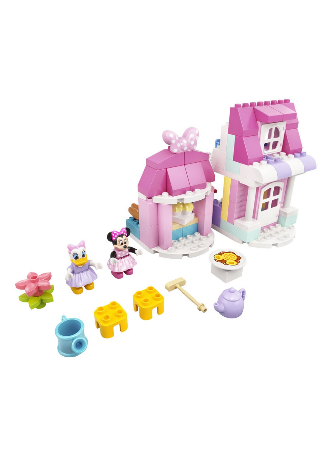 LEGO Disney Minnie's huis en café - 10942 - voorkant 2 roze
