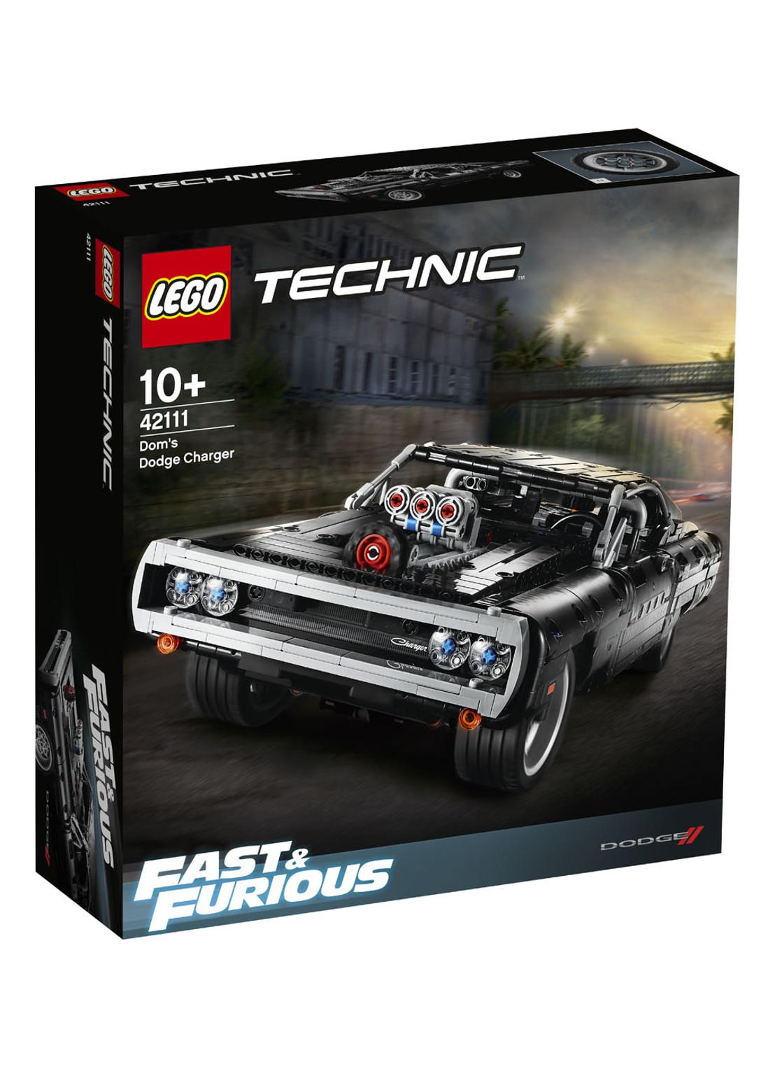 LEGO Dom's Dodge Charger - 42111 - voorkant undefined