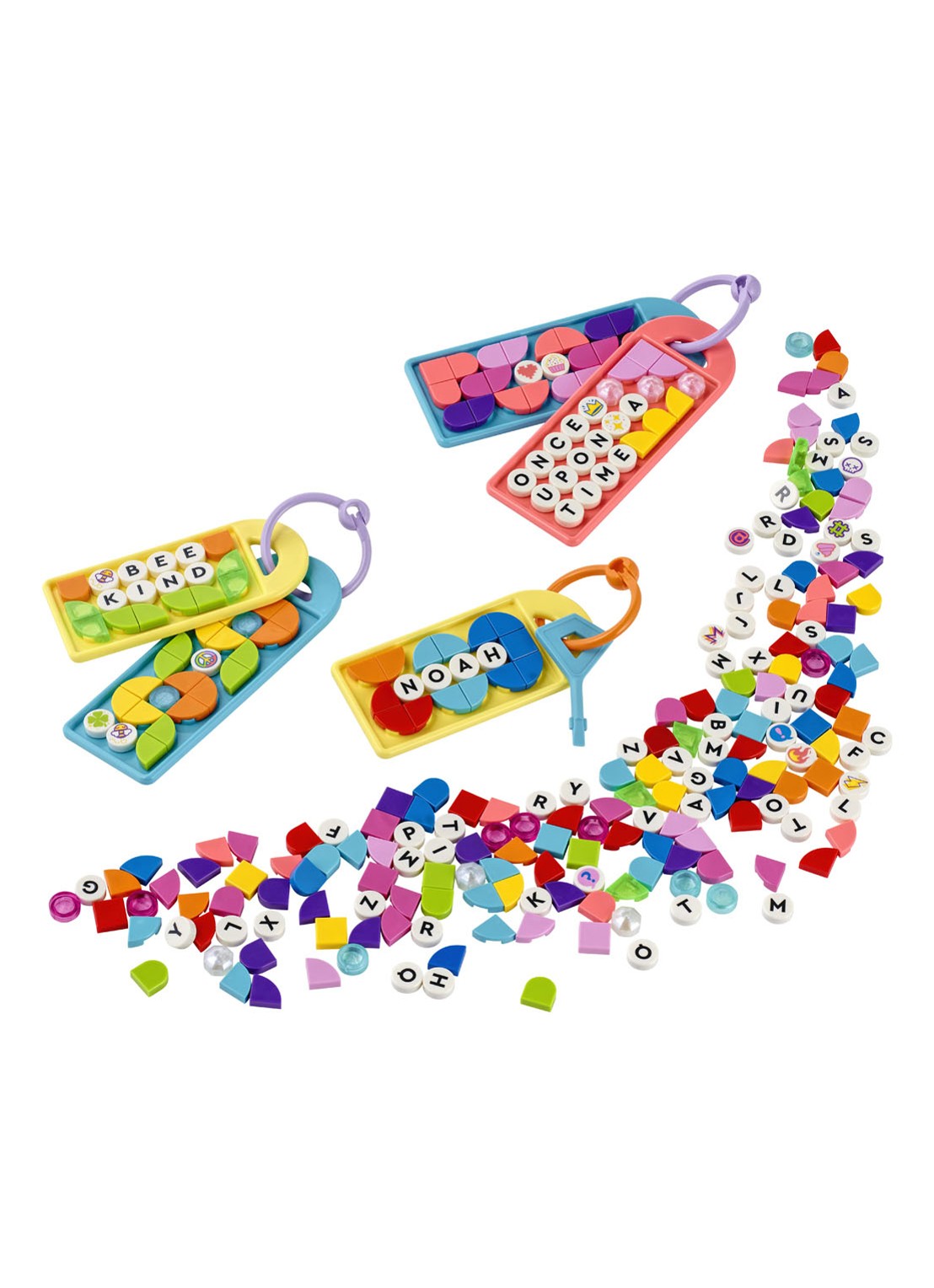 LEGO DOTS Taslabels Megapack - berichten megapack - 41949 - voorkant 2 multicolor