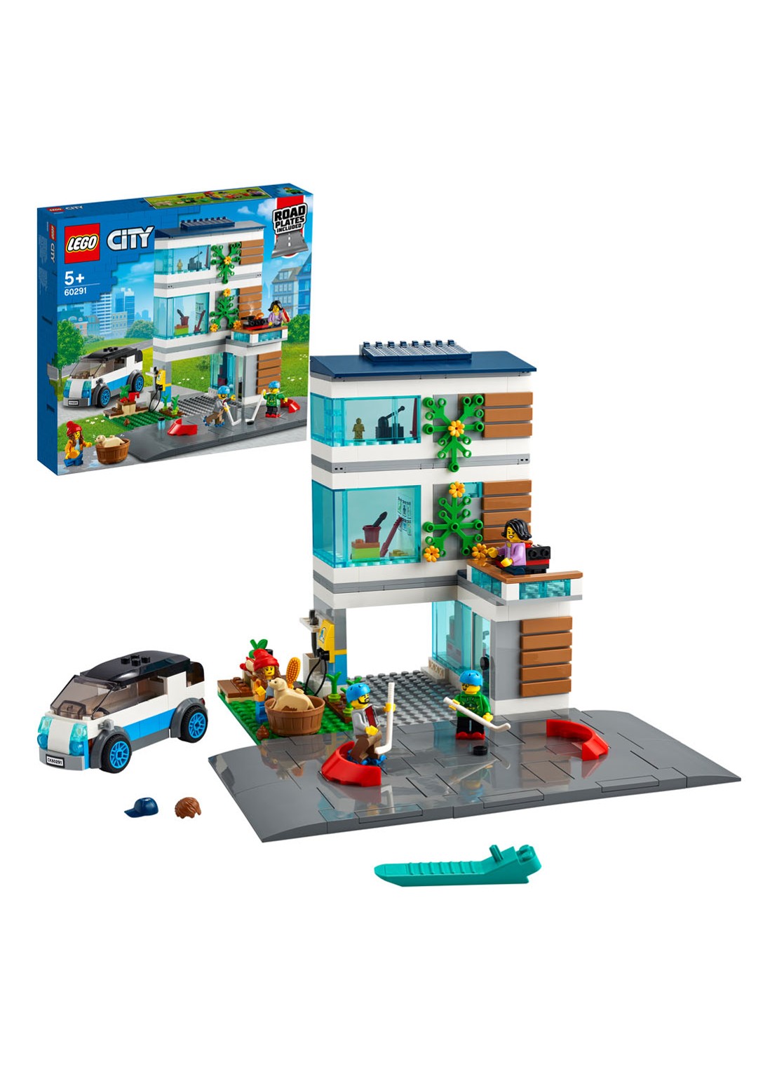 LEGO Familiehuis - 60291 - detail grijs