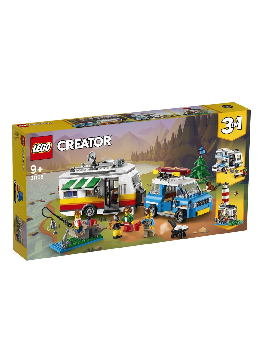 LEGO Familievakantie met caravan - 31108 - voorkant 6 undefined