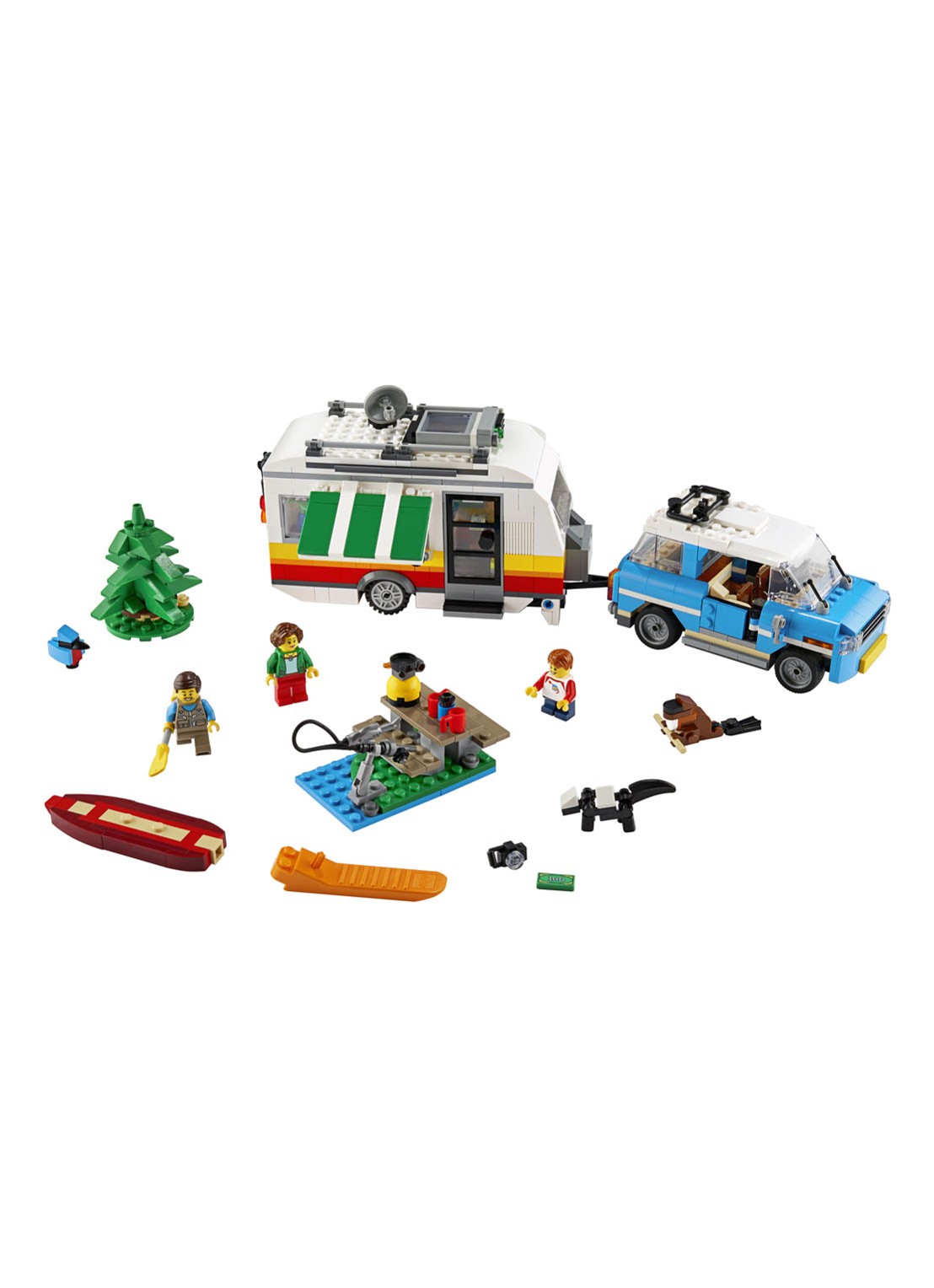 LEGO Familievakantie met caravan - 31108 - voorkant 7 undefined