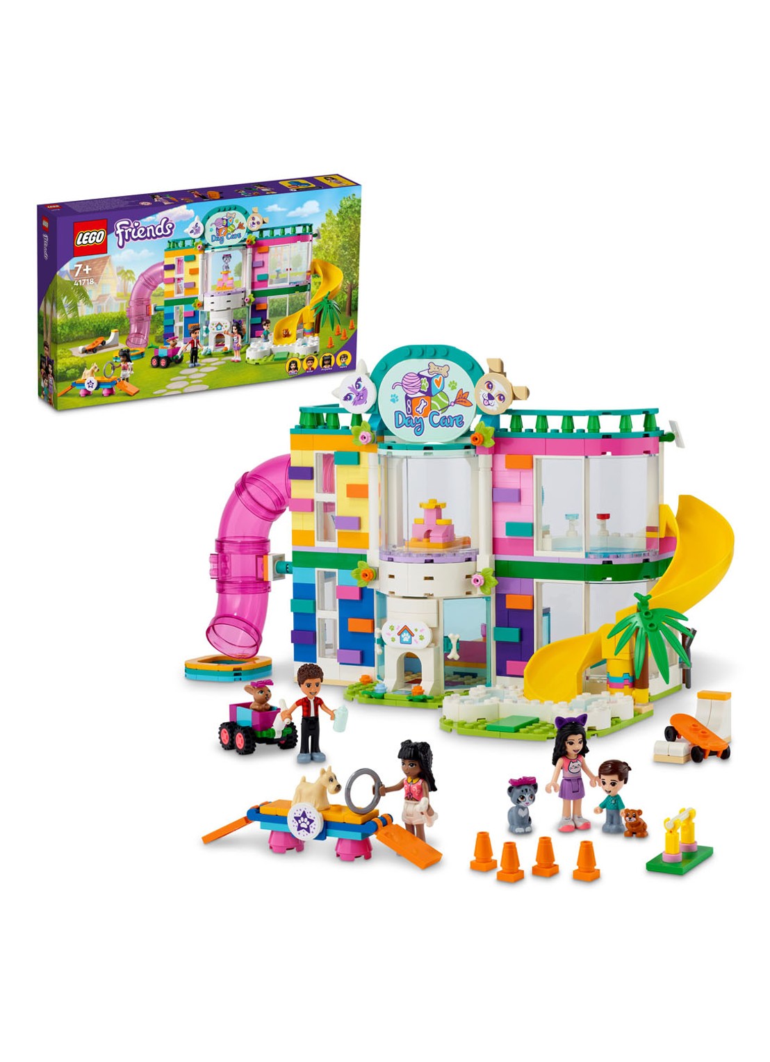 LEGO Friends Huisdieren Opvangcentrum Dierenset - 41718 - detail multicolor