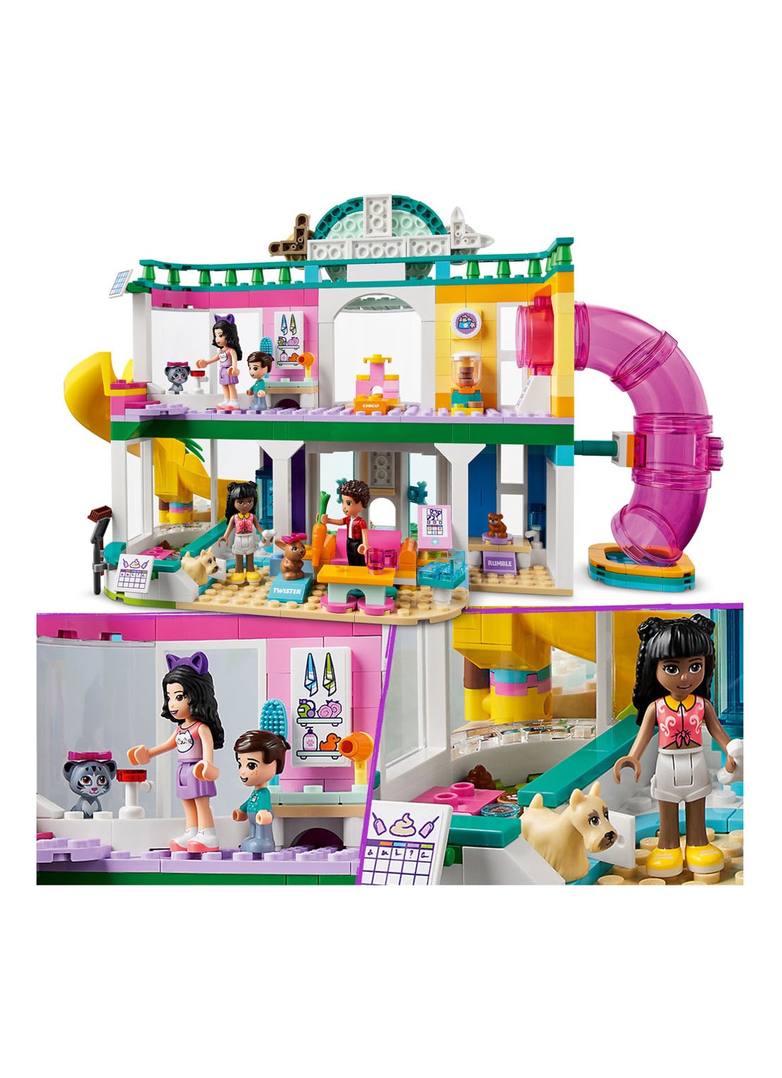 LEGO Friends Huisdieren Opvangcentrum Dierenset - 41718 - detail 2 multicolor