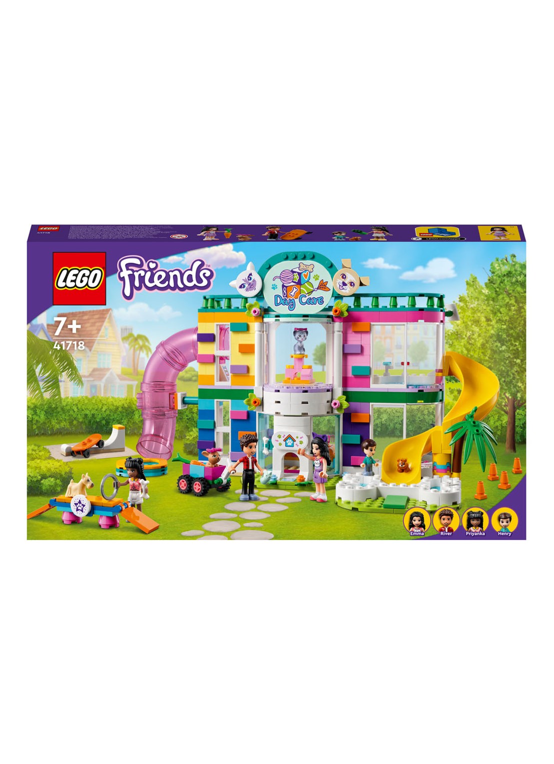 LEGO Friends Huisdieren Opvangcentrum Dierenset - 41718 - voorkant 6 multicolor