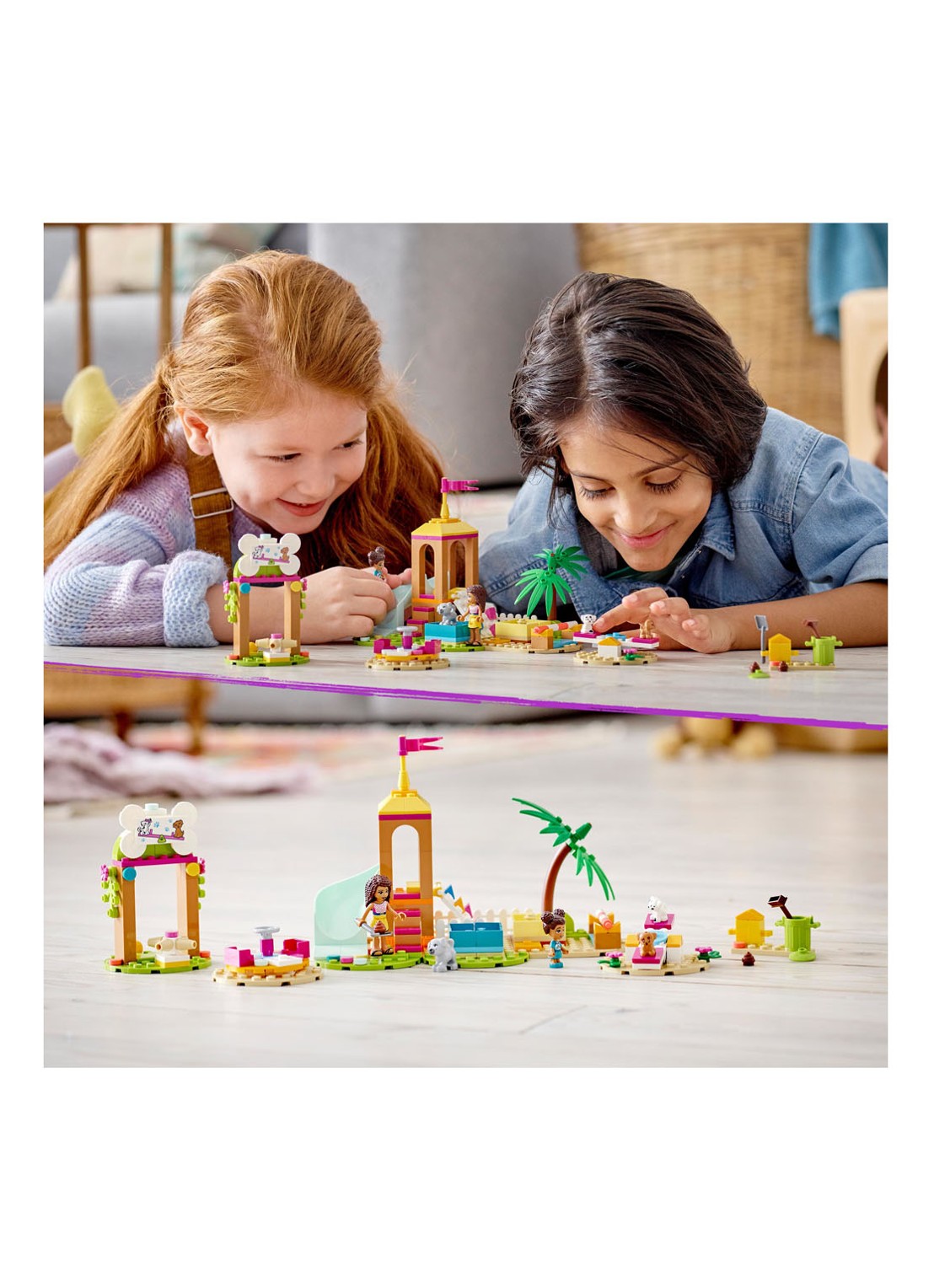 LEGO Friends Huisdierenadoptie Café Dierenset - 41699 - detail 4 multicolor