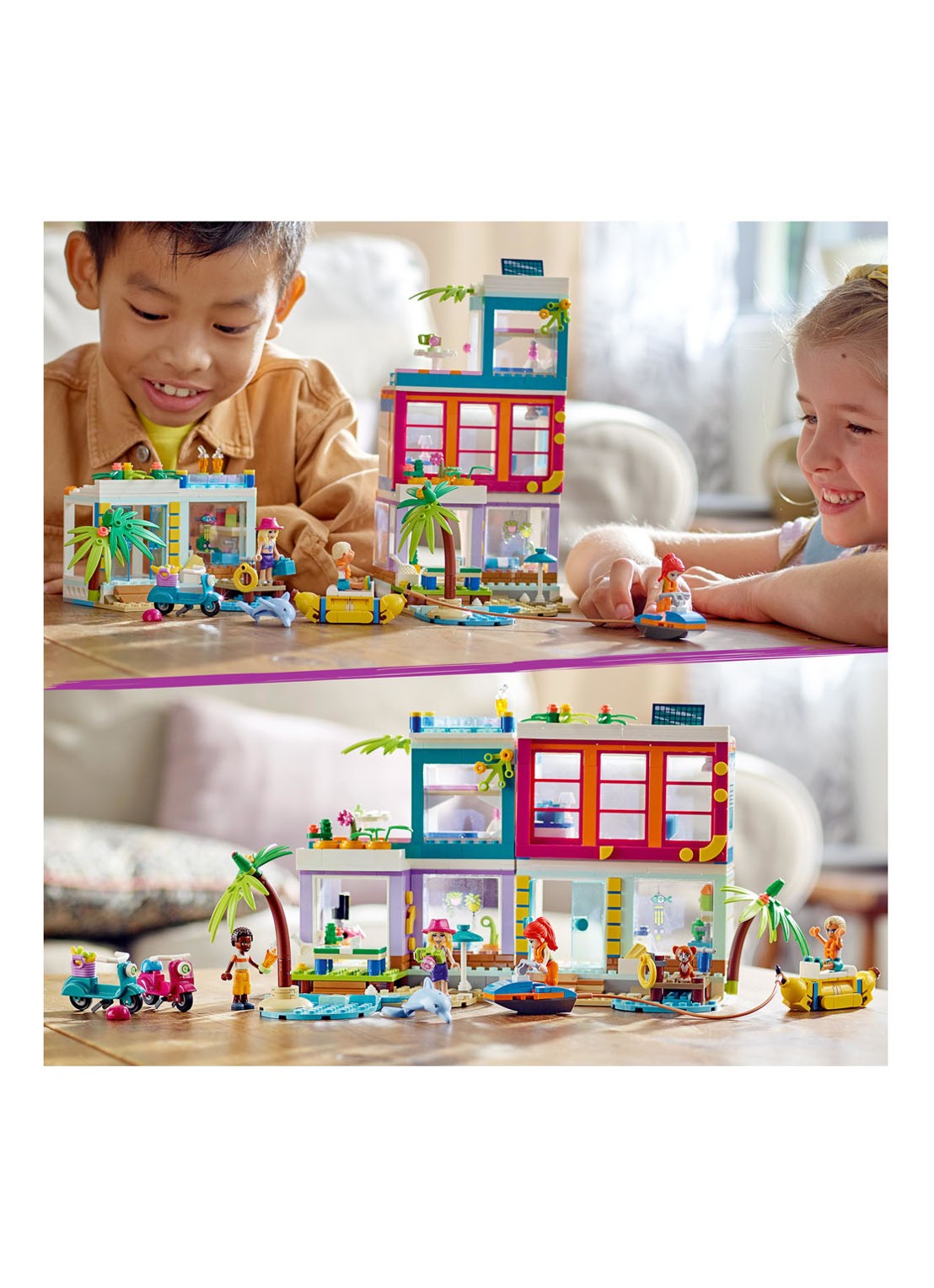 LEGO Friends Vakantie Strandhuis set - 41709 - detail 6 multicolor