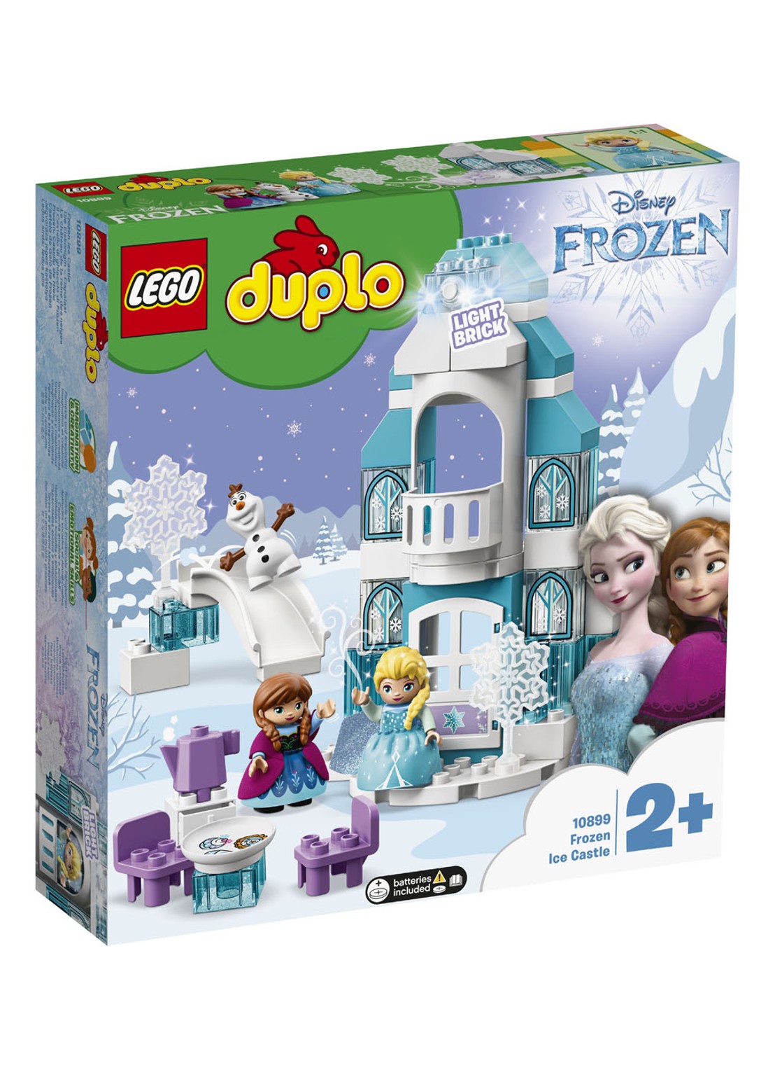 LEGO Frozen ijskasteel - 10899 - voorkant lichtblauw