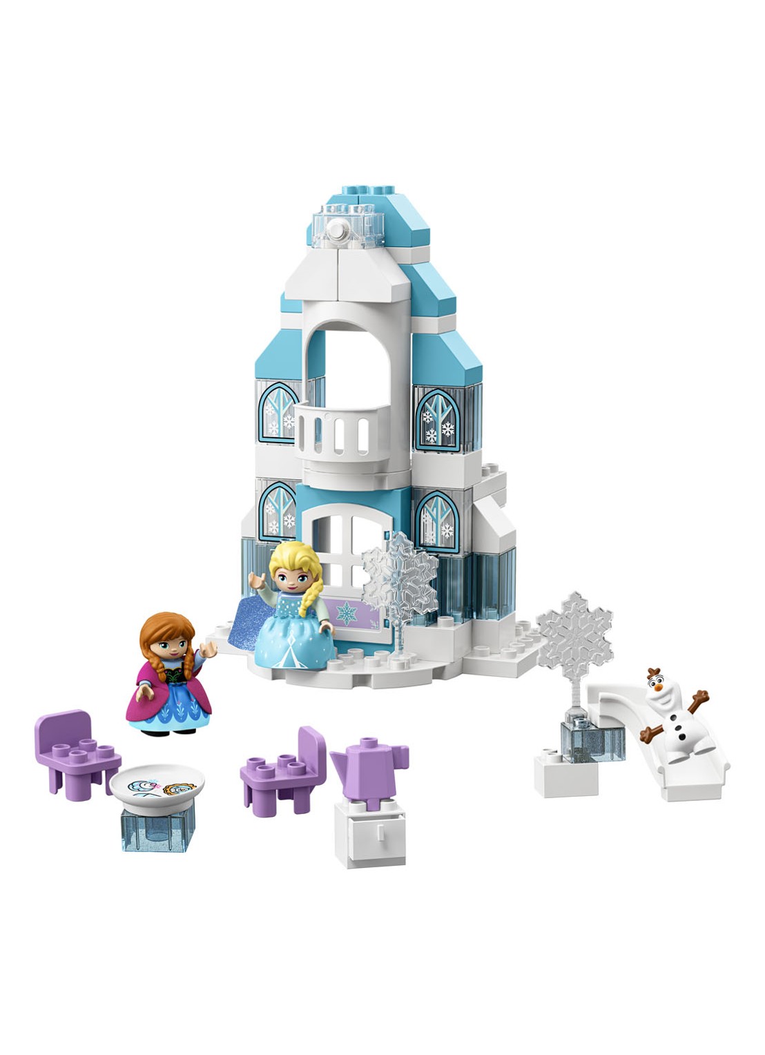 LEGO Frozen ijskasteel - 10899 - voorkant 2 lichtblauw