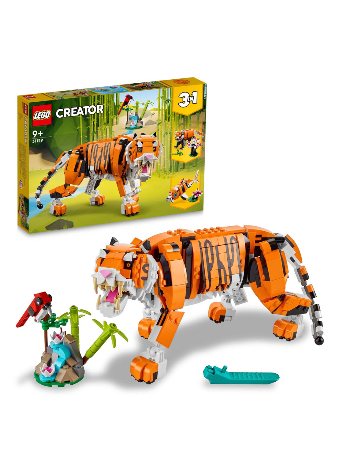 LEGO Grote Tijger bouwspeelgoed - 31129 - detail 3 multicolor