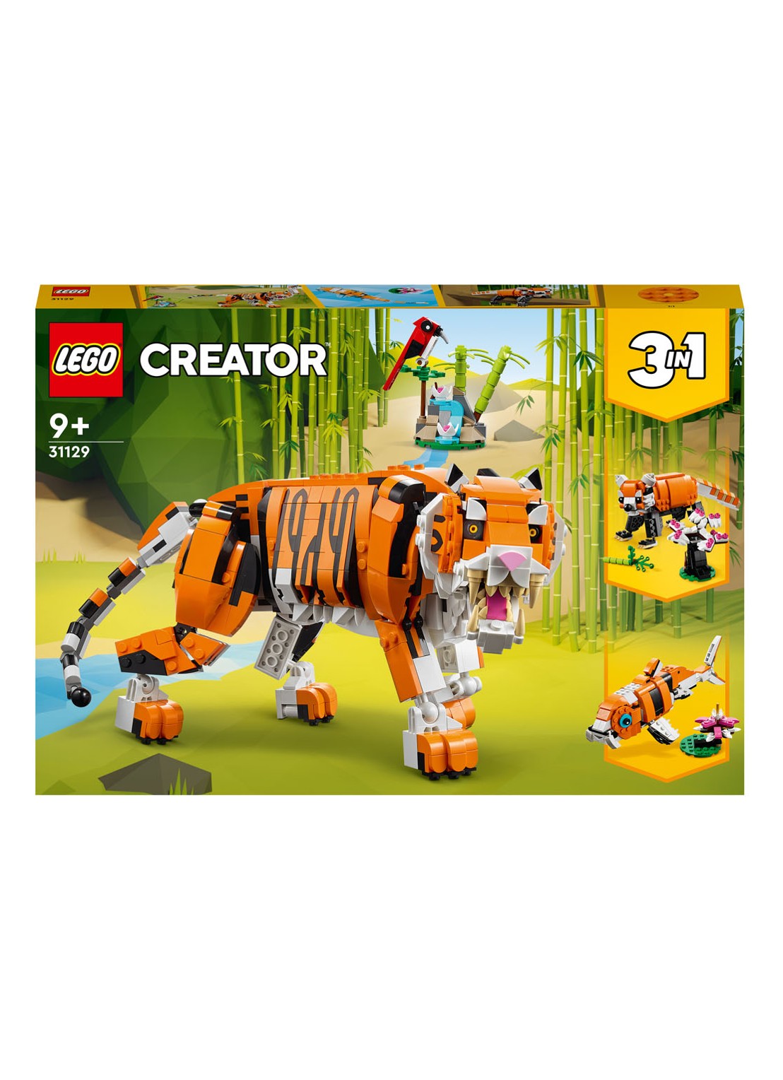 LEGO Grote Tijger bouwspeelgoed - 31129 - voorkant multicolor