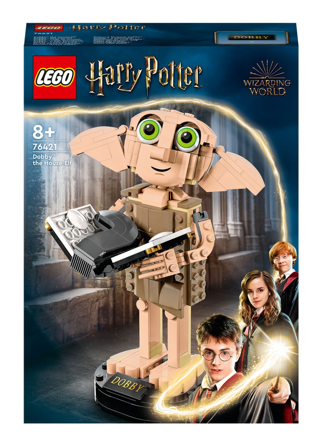 LEGO Harry Potter Dobby de huis-elf - bouwset 76421  - voorkant 2 multicolor