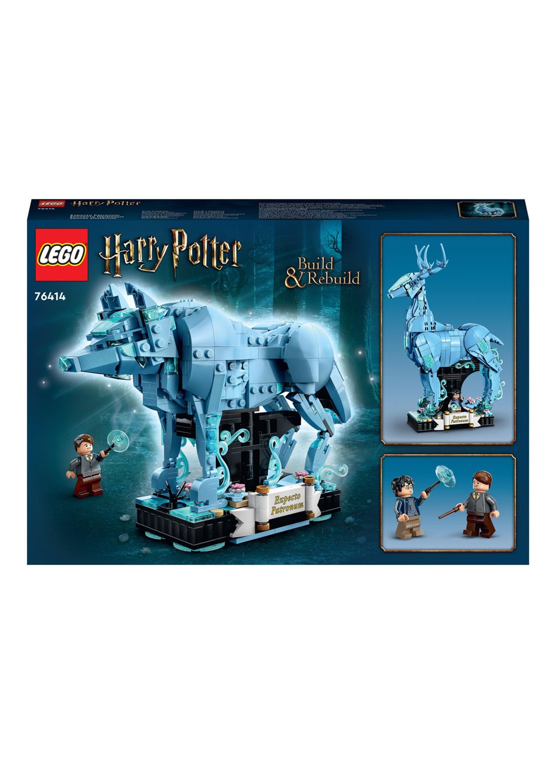 LEGO Harry Potter Expecto Patronum - bouwset 76414  - voorkant 3 multicolor