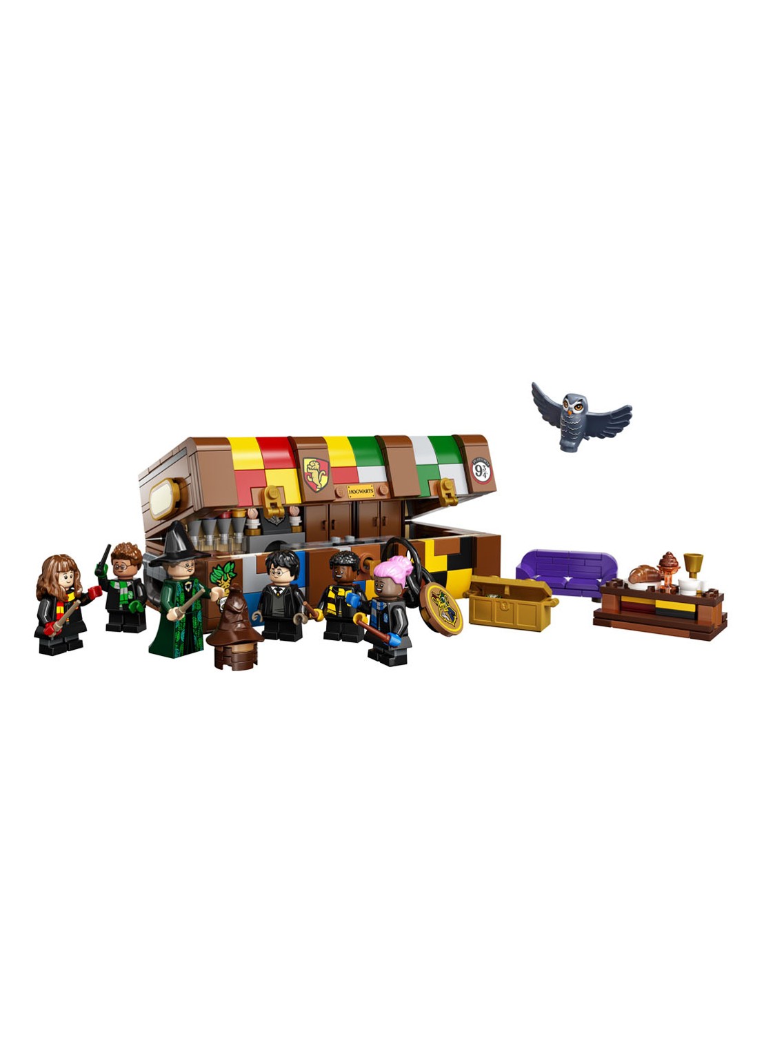 LEGO Harry Potter Zweinstein Magische hutkoffer - 76399 - voorkant 2 multicolor