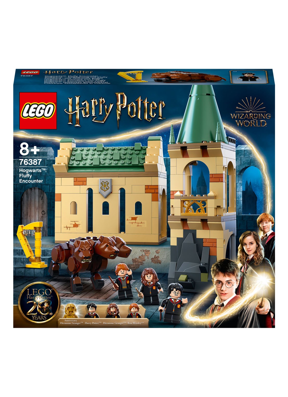LEGO Harry Potter Zweinstein: Pluizige ontmoeting - 76387 - voorkant 6 bruin