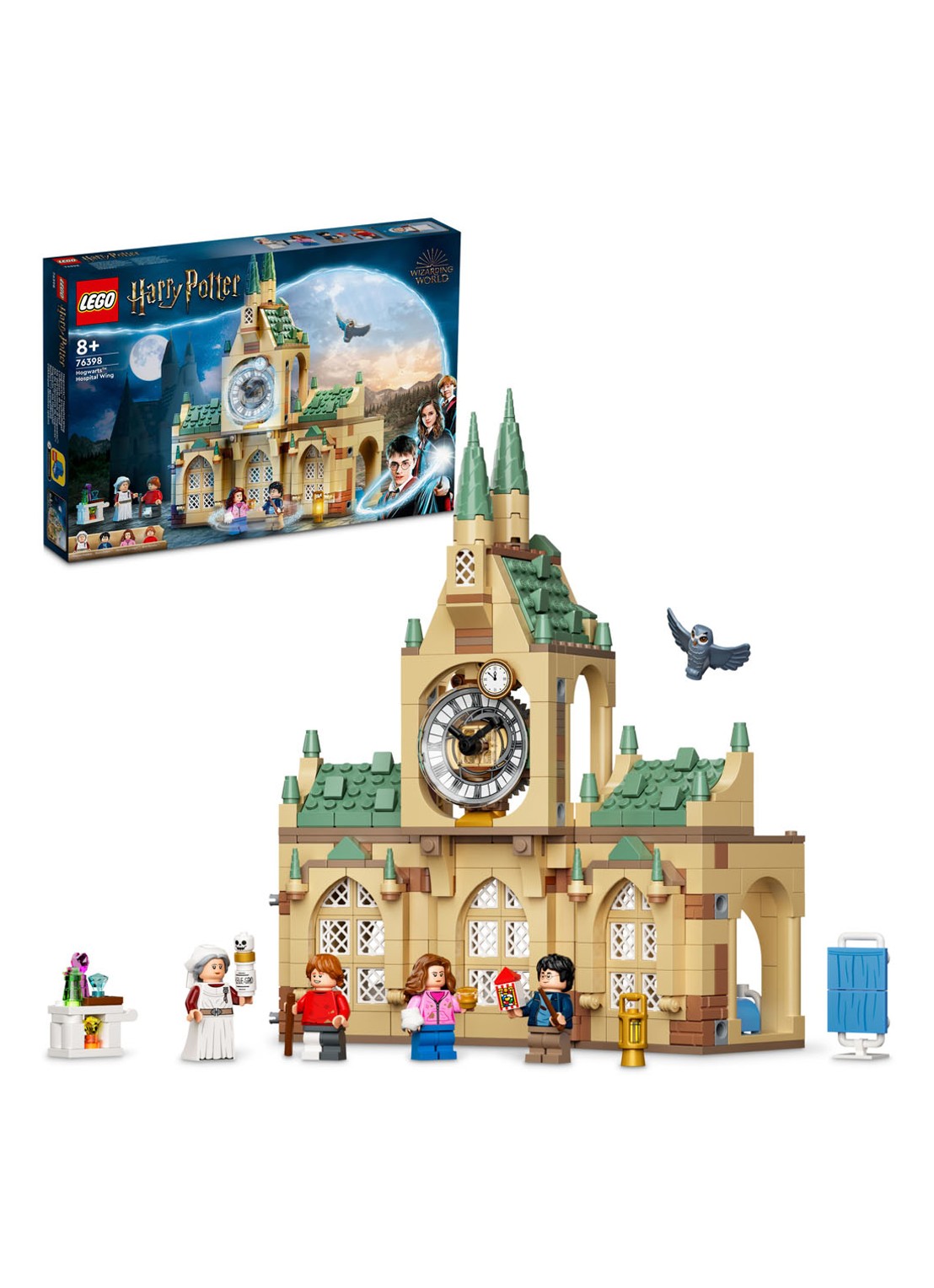 LEGO Harry Potter Zweinstein Ziekenhuisvleugel set - 76398 - detail multicolor