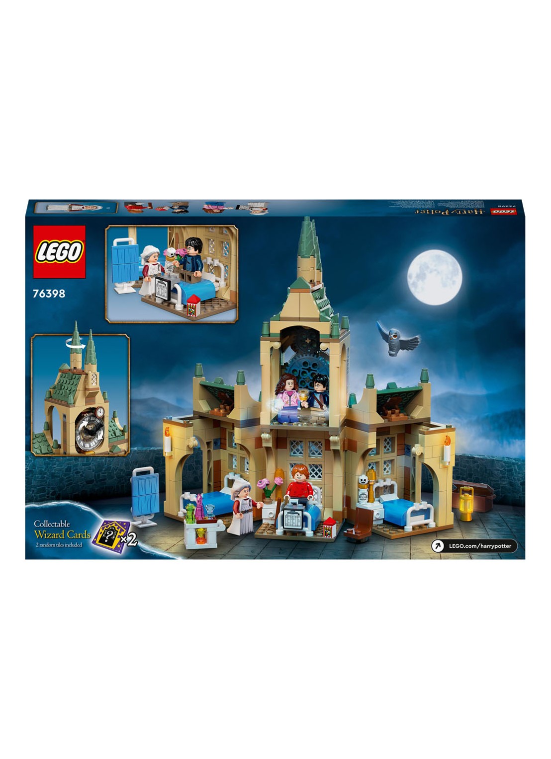 LEGO Harry Potter Zweinstein Ziekenhuisvleugel set - 76398 - detail 2 multicolor