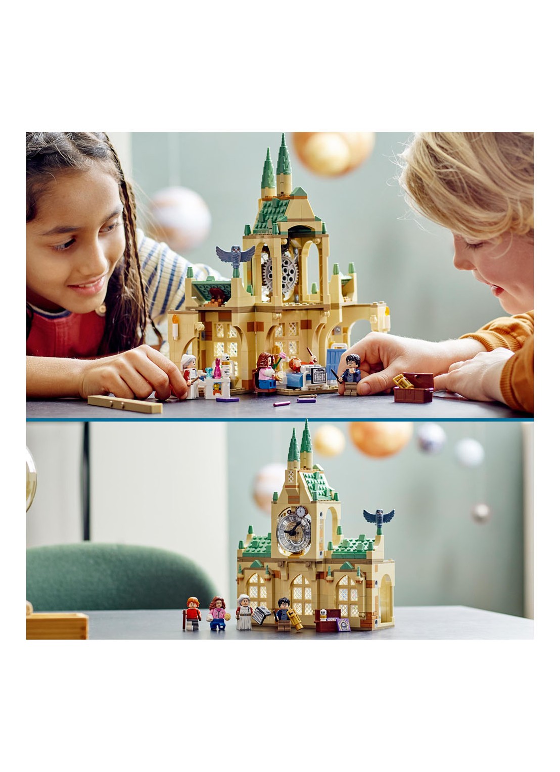 LEGO Harry Potter Zweinstein Ziekenhuisvleugel set - 76398 - detail 5 multicolor