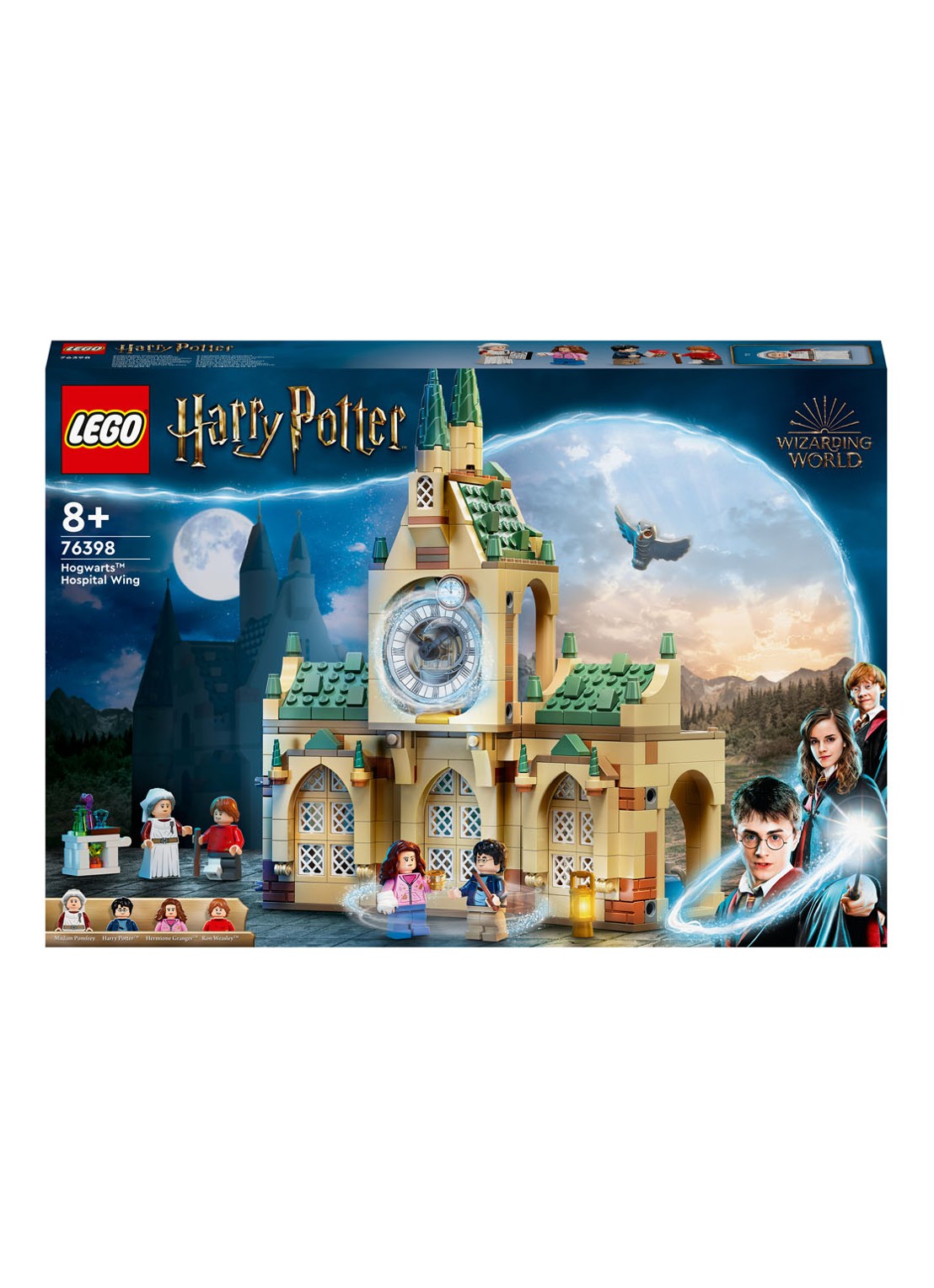 LEGO Harry Potter Zweinstein Ziekenhuisvleugel set - 76398 - voorkant 6 multicolor