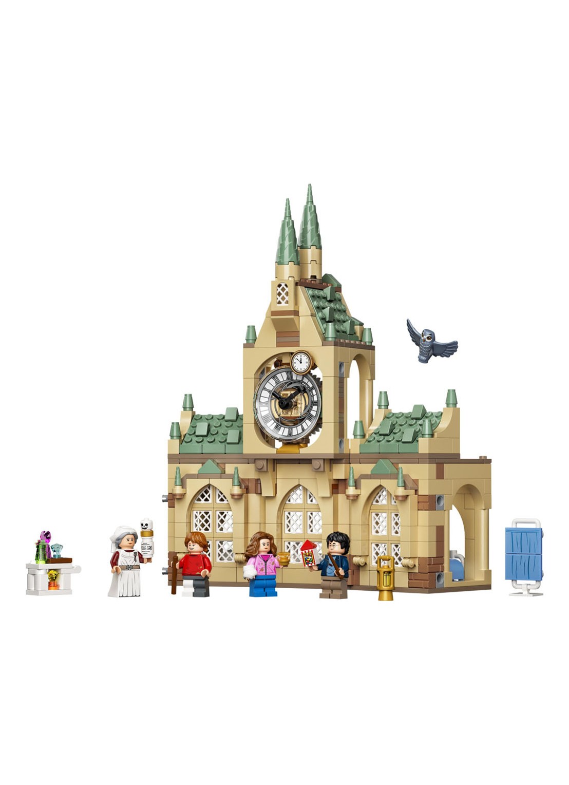 LEGO Harry Potter Zweinstein Ziekenhuisvleugel set - 76398 - voorkant 7 multicolor