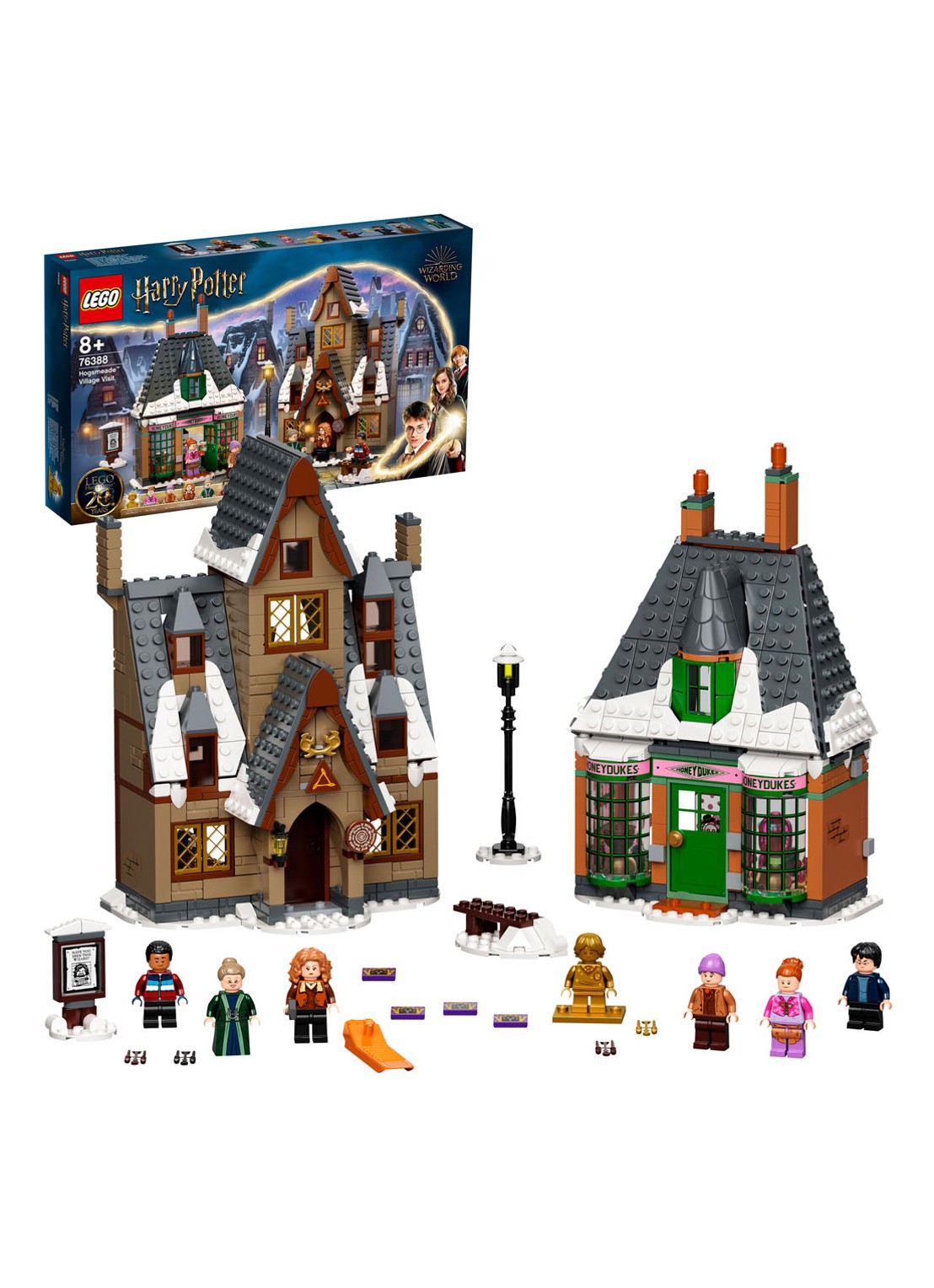 LEGO Harry Potter Zweinsveld Dorpsbezoek - bouwset 76388 - detail bruin