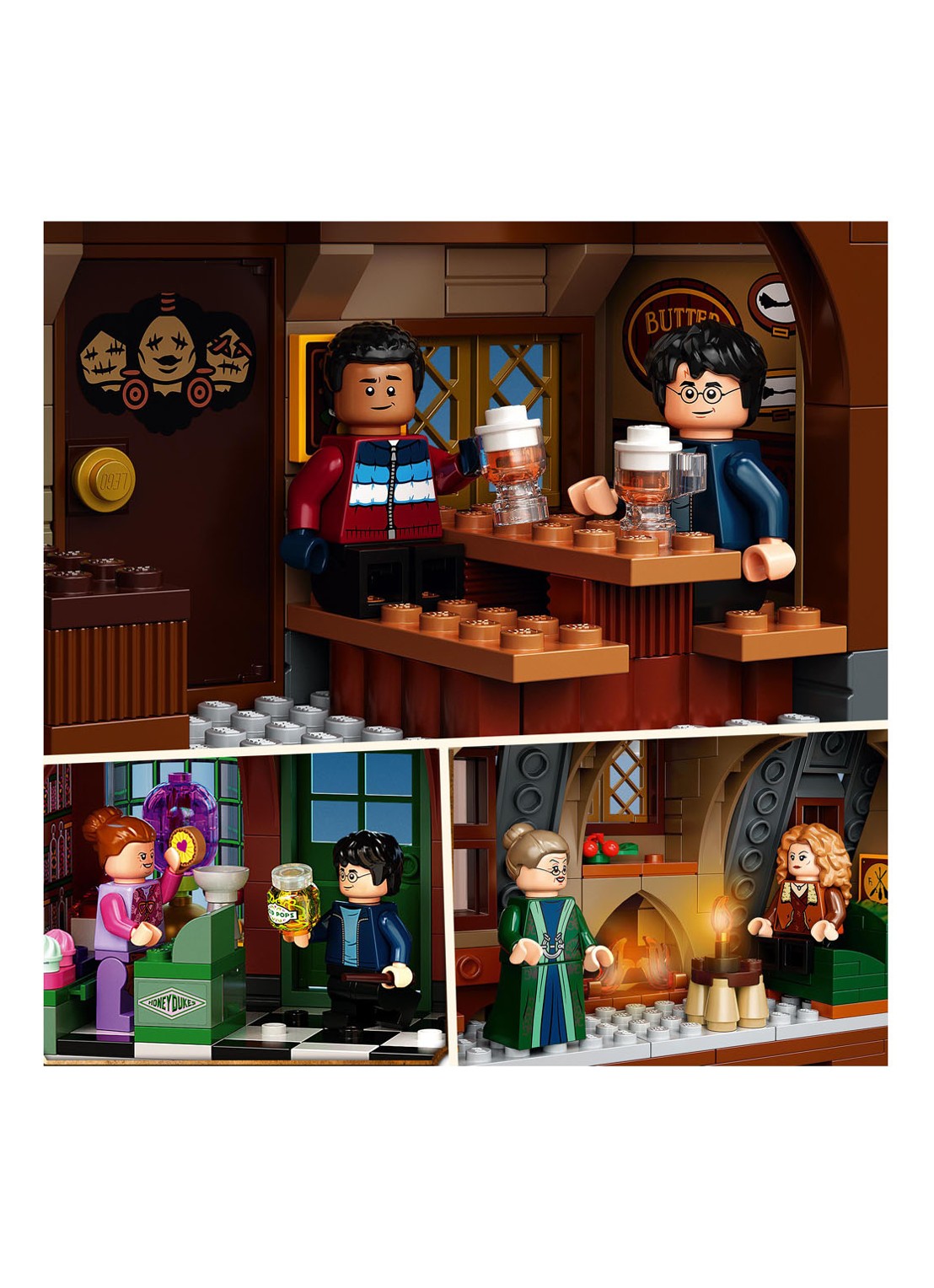 LEGO Harry Potter Zweinsveld Dorpsbezoek - bouwset 76388 - detail 3 bruin