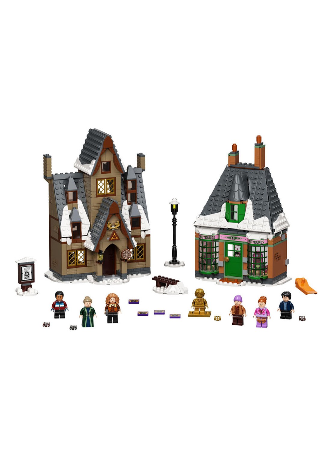 LEGO Harry Potter Zweinsveld Dorpsbezoek - bouwset 76388 - voorkant 7 bruin