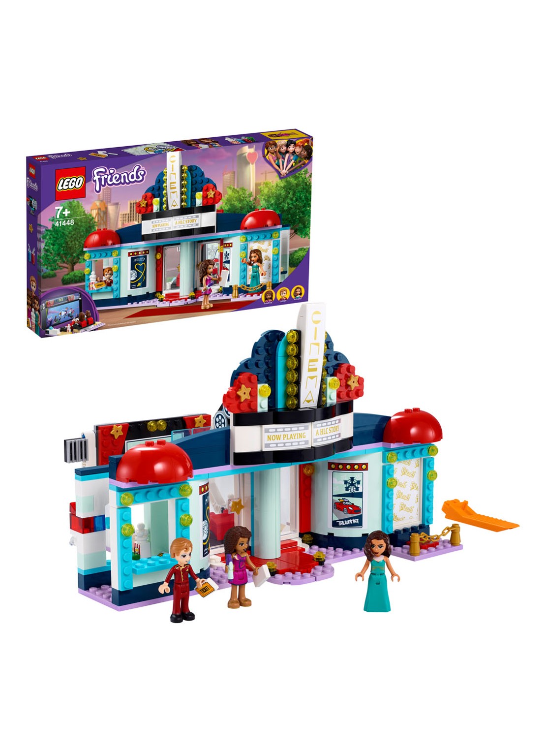LEGO Heartlake City bioscoop - 41448 - detail 3 blauw