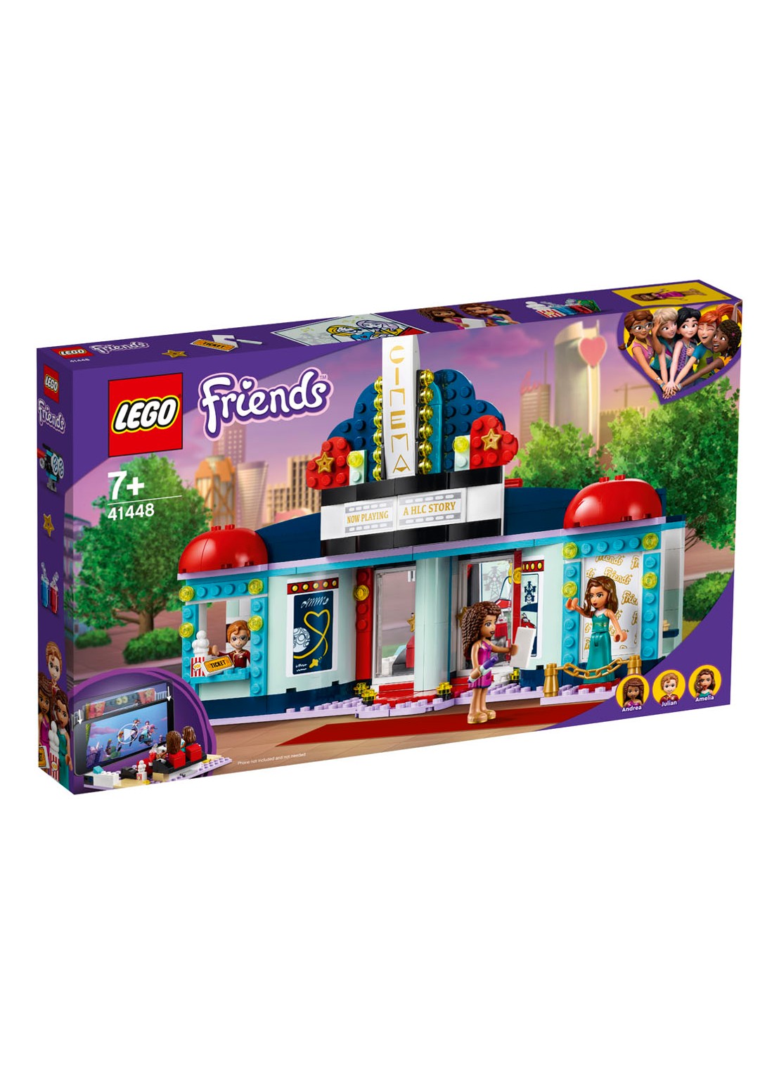 LEGO Heartlake City bioscoop - 41448 - voorkant blauw