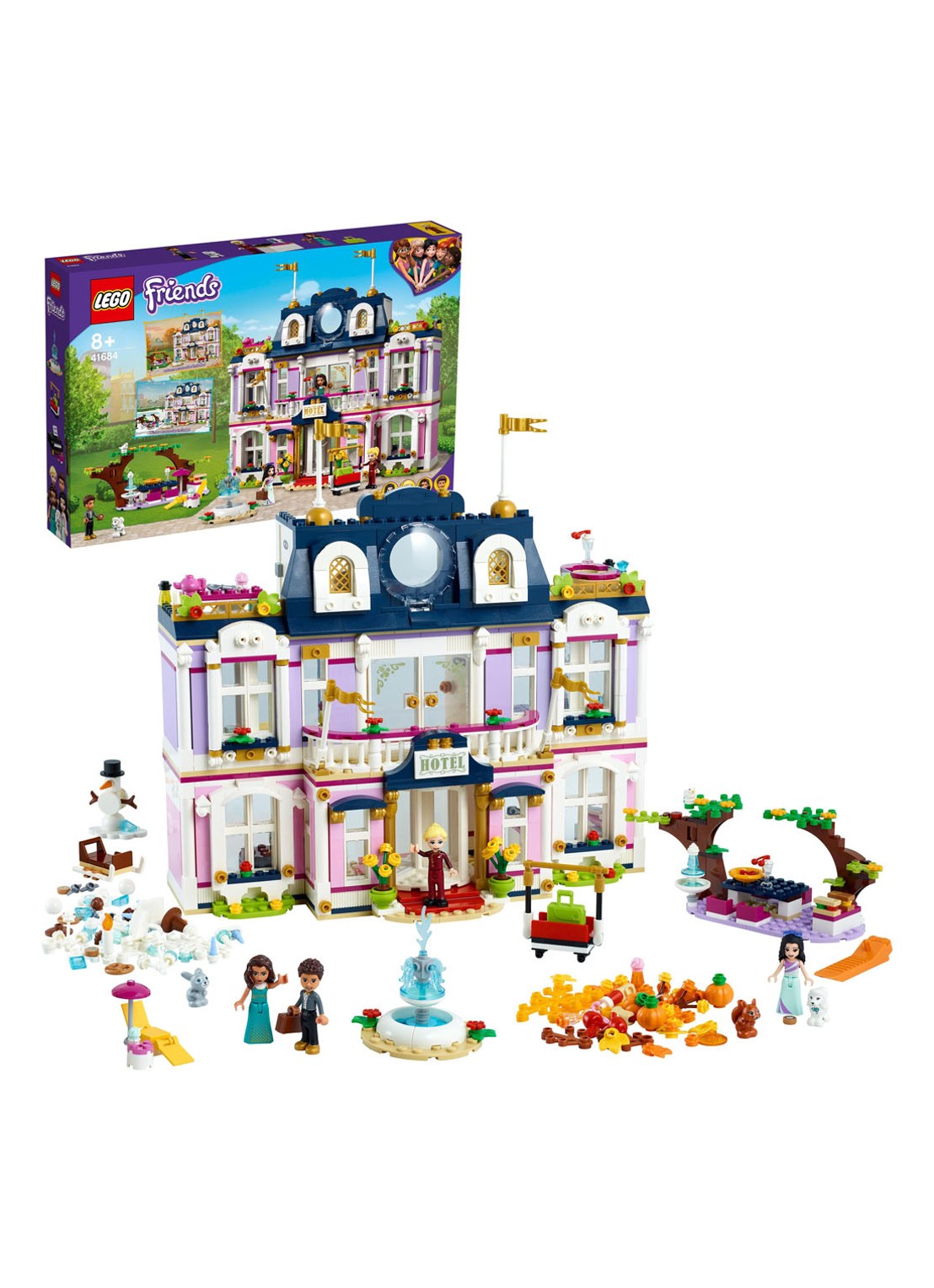 LEGO Heartlake City Grand Hotel Set - 41684 - detail multicolor