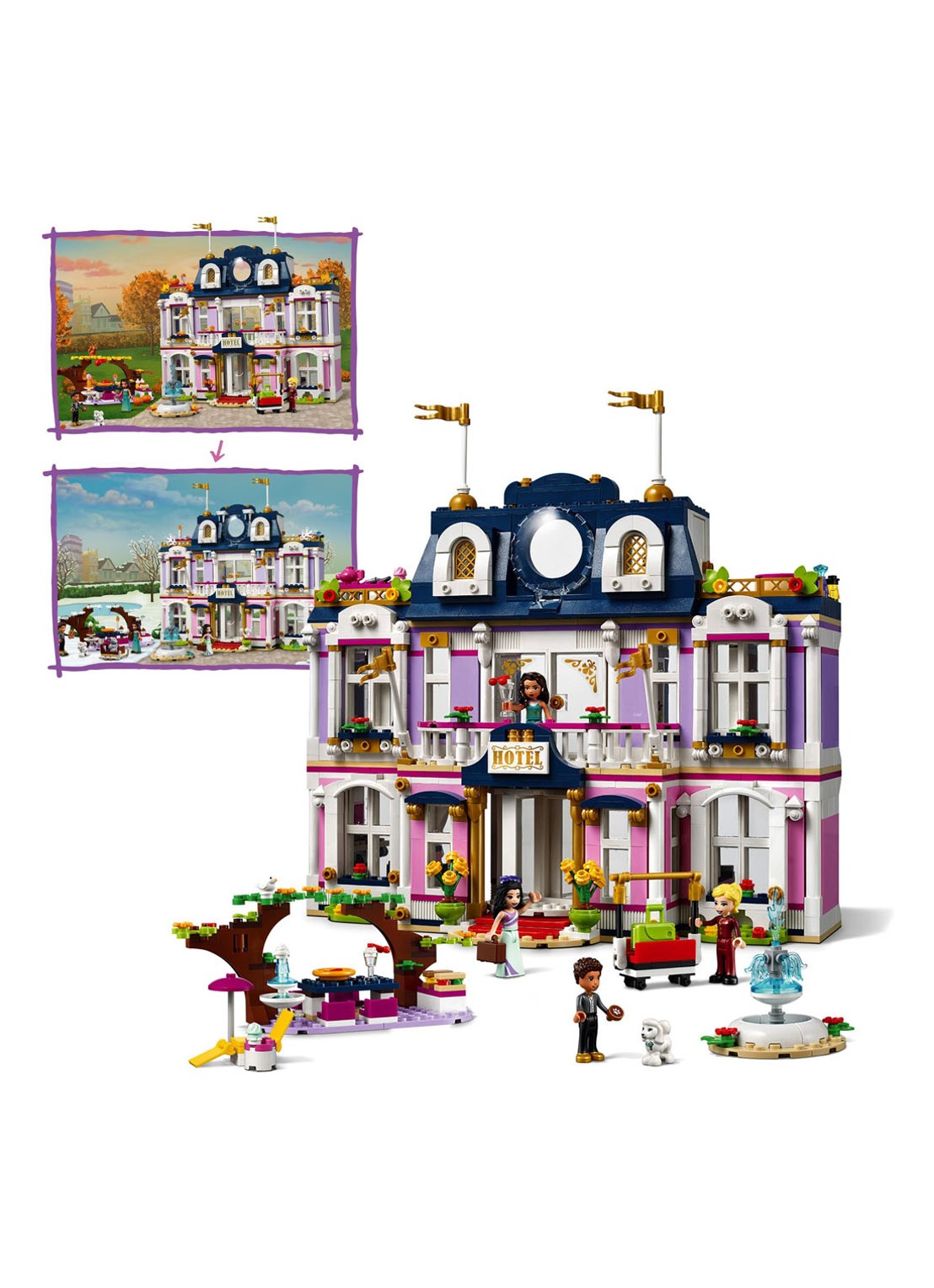 LEGO Heartlake City Grand Hotel Set - 41684 - detail 2 multicolor